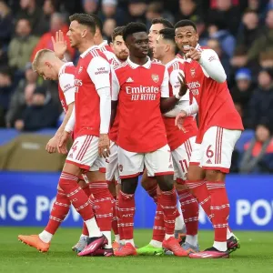 Arsenal's Saka and Gabriel Face Off Against Leicester City in Premier League Clash Arsenal's Saka and Gabriel Face Off Against Leicester City in Premier League Clash