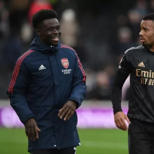 Arsenal's Saka and Jesus: Rejoicing in Victory over Fulham in the Premier League