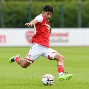 Arsenal's Salah-Eddine Oulad Mhand Pre-Season Training: Arsenal vs Ipswich Town, 2022