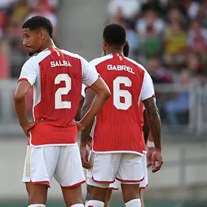 Arsenal's Saliba and Gabriel Face Off in Pre-Season Friendly against FC Nurnberg