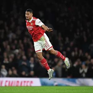 Arsenal's Saliba Stands Out: Carabao Cup Battle against Brighton