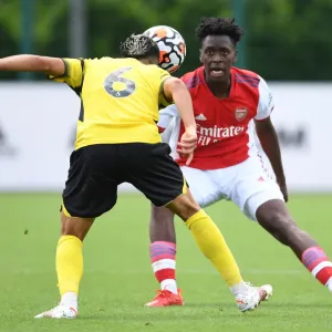 Arsenal's Sambi in Action during Arsenal vs. Watford Pre-Season Friendly