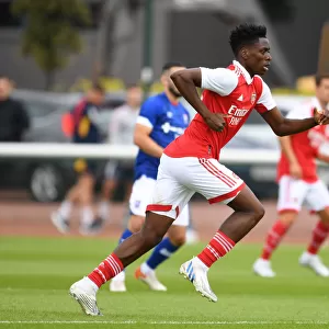 Arsenal's Sambi Trainings Intensely Ahead of Pre-Season Match against Ipswich Town