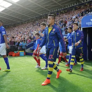 Arsenal's Sanchez and Ozil Before Leicester Clash (2014-15)