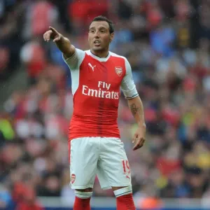 Arsenal's Santi Cazorla in Action: Arsenal vs Southampton (2016-17)