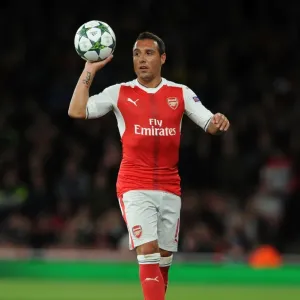 Arsenal's Santi Cazorla in Action against Ludogorets Razgrad in the 2016-17 UEFA Champions League Arsenal's Santi Cazorla in Action against Ludogorets Razgrad in the 2016-17 UEFA Champions League
