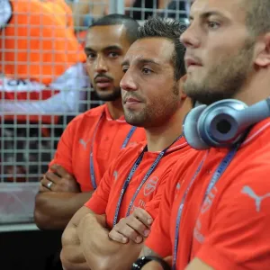 Arsenal's Santi Cazorla Gears Up for Arsenal v Singapore XI at Singapore National Stadium