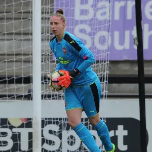 Arsenal's Sari van Veenendaal in Action against Tottenham Hotspur Ladies in FA Cup 2017