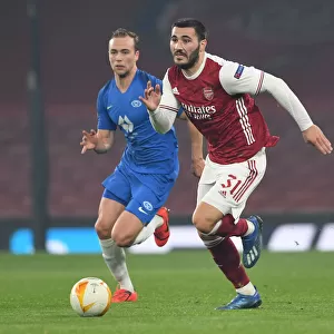 Arsenal's Sead Kolasinac in Action during Europa League Match against Molde FK