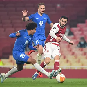 Arsenal's Sead Kolasinac Faces Off Against Molde in Europa League Match at Emirates Stadium
