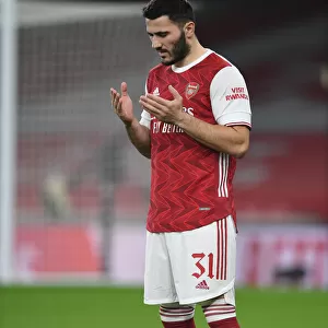 Arsenal's Sead Kolasinac Gears Up for Carabao Cup Clash Against Manchester City at Empty Emirates Stadium