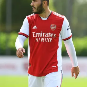 Arsenal's Sead Kolasinac in Pre-Season Action: Arsenal vs. Watford, 2021-22