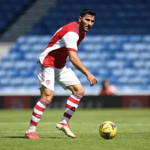 Arsenal's Sead Kolasinac at Rangers Pre-Season Friendly in Glasgow, Scotland (2021)