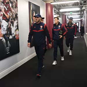Arsenal's Sead Kolasinac Before West Ham United Clash (Premier League, London, 2019)