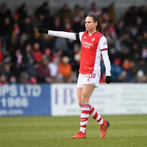 Arsenal's Simone Boye in Action: FA WSL Match - Arsenal Women vs Manchester United Women (2021-22) Arsenal's Simone Boye in Action: FA WSL Match - Arsenal Women vs Manchester United Women (2021-22)