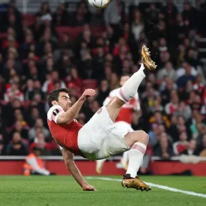 Arsenal's Sokratis in Europa League Semi-Final Clash Against Valencia