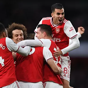 Arsenal's Sokratis Scores First Goal as Arsenal Take on Crystal Palace in Premier League Action