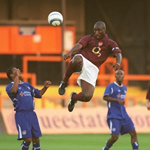Arsenal's Sol Campbell Shines in Resounding 5-2 Victory Over Leicester City Reserves, 2005 FA Premier Reserve League South, Underhill, Barnet