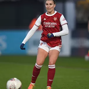 Arsenal's Steph Catley in Action: Arsenal Women vs Birmingham City Women, FA WSL (December 2020)