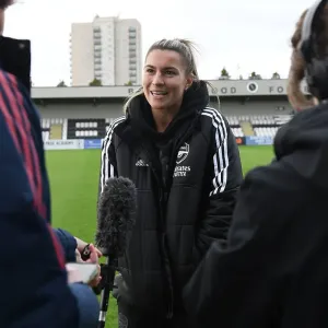 Arsenal's Steph Catley: Pre-Match Focus before Arsenal Women take on Everton Women (2022-23 Barclays WSL) Arsenal's Steph Catley: Pre-Match Focus before Arsenal Women take on Everton Women (2022-23 Barclays WSL)