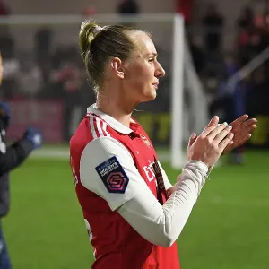 Arsenal's Stina Blackstenius Celebrates after Arsenal Women's Super League Victory over Reading Arsenal's Stina Blackstenius Celebrates after Arsenal Women's Super League Victory over Reading