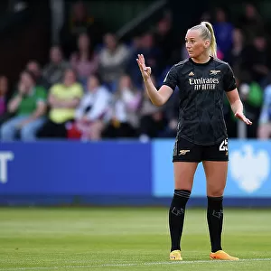 Arsenal's Stina Blackstenius Reacts During Everton vs Arsenal FA Women's Super League Match