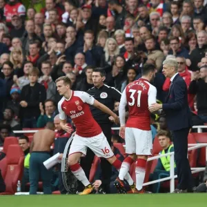 Arsenal's Substitution: Wenger Replaces Kolasinac with Holding against Swansea City Arsenal's Substitution: Wenger Replaces Kolasinac with Holding against Swansea City