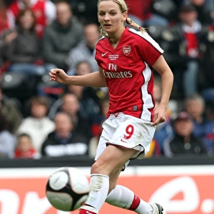 Arsenal's Suzanne Grant Celebrates FA Cup Final Victory Over Sunderland WFC