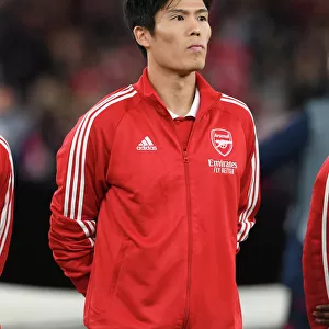 Arsenal's Takehiro Tomiyasu Gears Up for Europa League Clash Against FK Bodo/Glimt