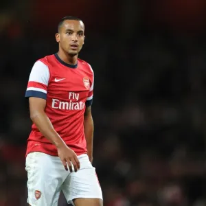 Arsenal's Theo Walcott in Action against Coventry City in Capital One Cup Match