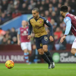Arsenal's Theo Walcott Scores Brace: 2-0 Victory Over Aston Villa in Premier League Arsenal's Theo Walcott Scores Brace: 2-0 Victory Over Aston Villa in Premier League