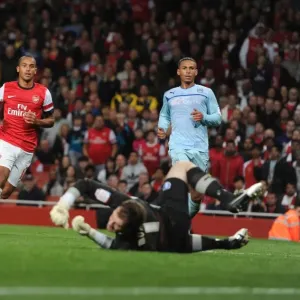 Arsenal's Theo Walcott Scores Brace in Capital One Cup Victory over Coventry City
