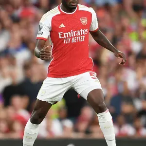 Arsenal's Thomas Partey in Action Against Manchester City - Premier League 2023-24 Arsenal's Thomas Partey in Action Against Manchester City - Premier League 2023-24