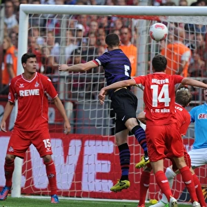 Arsenal's Thomas Vermaelen Scores First Goal Against FC Cologne in 2012-13 Pre-Season Friendly