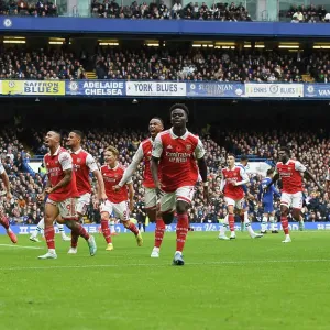 Arsenal FC Print: Chelsea vs. Arsenal 2022-23 Match Photo