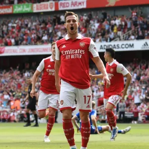Arsenal's Thrilling Triumph: Cedric Soares Decisive Goal Secures Victory Over Everton (May 2022)