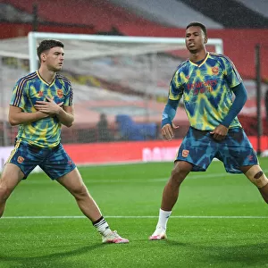 Arsenal's Tierney and Magalhaes Prepare for Manchester United Showdown (2020-21 Premier League) - Behind Closed Doors