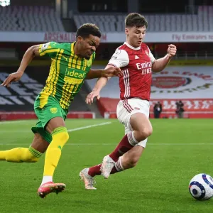 Arsenal's Tierney Stands Out in Empty Emirates: Arsenal vs. West Bromwich Albion, Premier League 2020-21