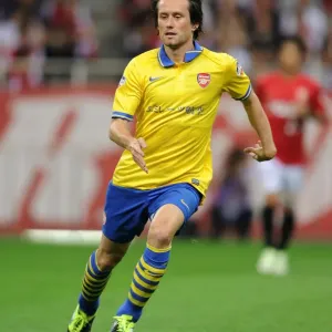Arsenal's Tomas Rosicky in Action against Urawa Red Diamonds in Japan, 2013 Arsenal's Tomas Rosicky in Action against Urawa Red Diamonds in Japan, 2013