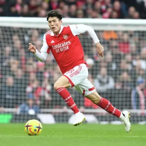 Arsenal's Tomiyasu in Action: Arsenal vs. AFC Bournemouth, Premier League 2022-23 Arsenal's Tomiyasu in Action: Arsenal vs. AFC Bournemouth, Premier League 2022-23