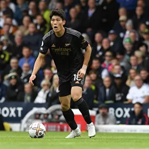 Arsenal's Tomiyasu Faces Off Against Leeds United in Premier League Clash