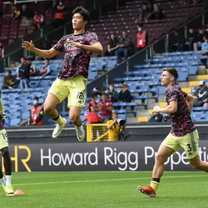 Arsenal's Tomiyasu Gears Up: Premier League Showdown Against Burnley (2021-22) Arsenal's Tomiyasu Gears Up: Premier League Showdown Against Burnley (2021-22)