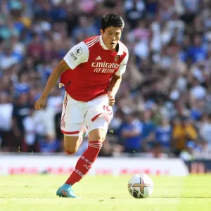 Arsenal's Tomiyasu Shines: Arsenal vs. Leicester City, Premier League 2022-23 Arsenal's Tomiyasu Shines: Arsenal vs. Leicester City, Premier League 2022-23