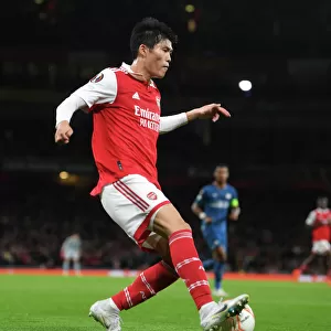 Arsenal's Tomiyasu Stars: Arsenal vs PSV Eindhoven, UEFA Europa League 2022-23