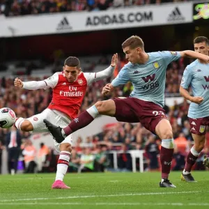 Arsenal's Torreira Faces Off Against Villa's Engels in Intense Premier League Clash