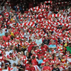 Arsenal Triumph Print: Emirates Stadium Match
