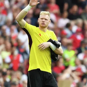 Arsenal's Triumph: Aaron Ramsdale and Fans Celebrate Victory over Nottingham Forest (2023-24) Arsenal's Triumph: Aaron Ramsdale and Fans Celebrate Victory over Nottingham Forest (2023-24)