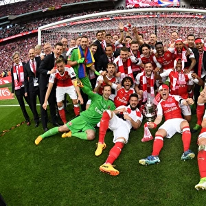 Arsenal's Triumph: FA Cup Victory Celebration vs. Chelsea, 2017