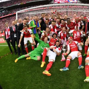 Arsenal's Triumph: FA Cup Victory Celebration vs. Chelsea, 2017