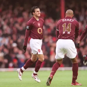 Print of Arsenal's 2005 FA Premiership Match Print of Arsenal's 2005 FA Premiership Match